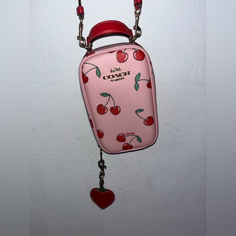 Cherry Coach Crossbody